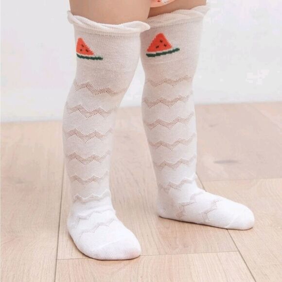 Watermelon 🍉 Knee High Baby Socks - Picture 3 of 3